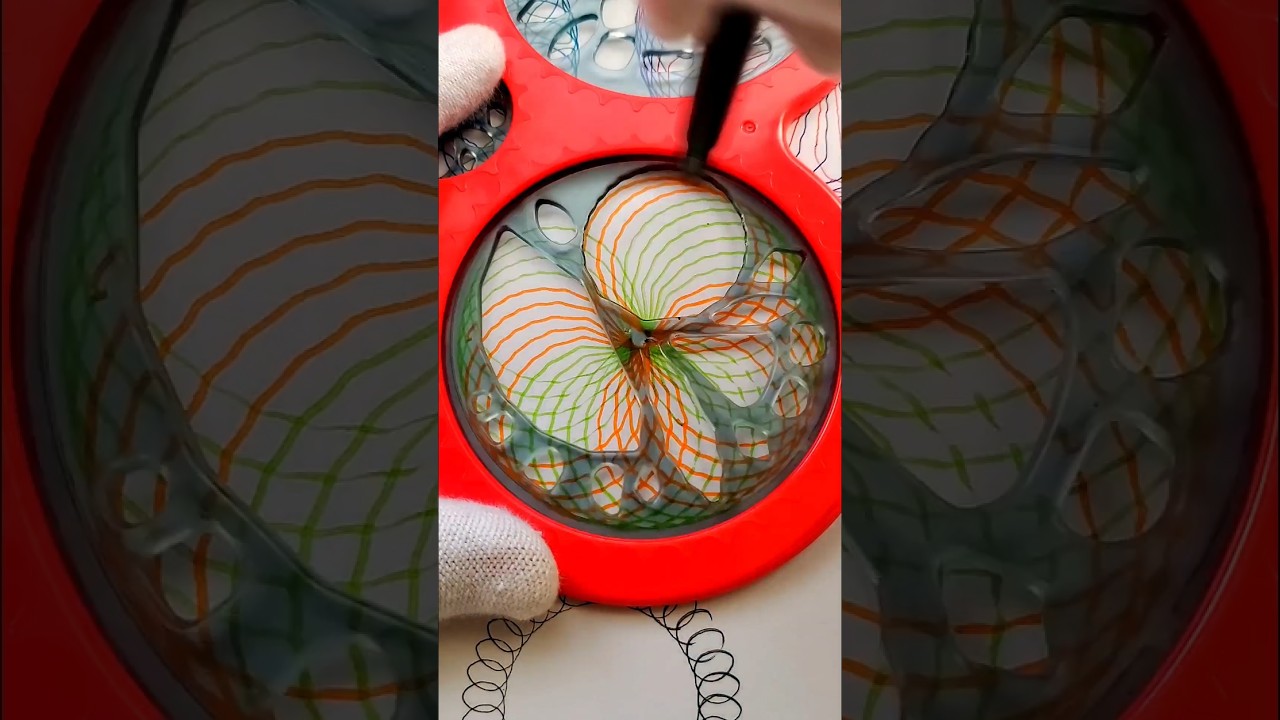 くるくる 《555》 #ひまつぶし #shorts #spirograph #スピログラフ