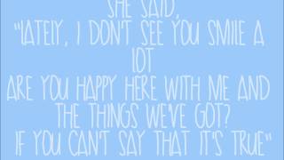 The Script - It's Not Right For You Lyrics