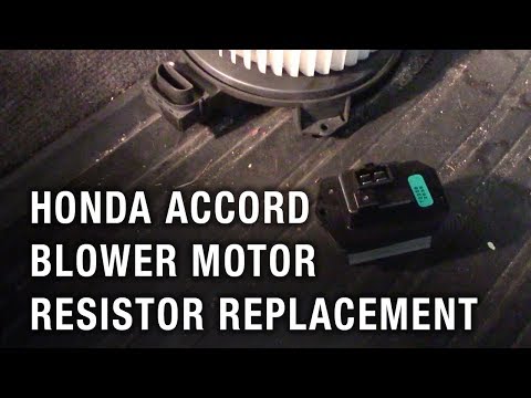 Honda Accord Blower Motor Resistor Replacement
