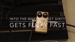 Video thumbnail for Vintage 1980 MXR Distortion+ block logo demo by DeuceII