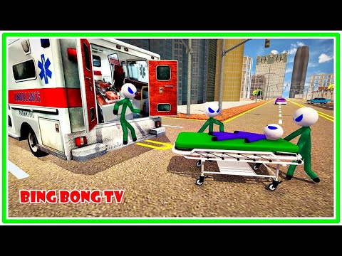Stickman Rescue Ambulance Drive - 🚑 Fun Game Android Gameplay | Video Game Ambulance
