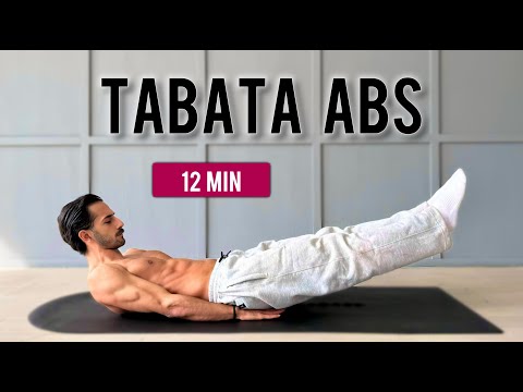 12 MIN TABATA AB Workout | Tabata Abs Workout Beginner | No Equipment, No Repeat