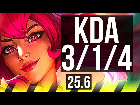 SIVIR & Yuumi vs TRISTANA & Zilean (ADC) | 3/1/4 | EUW Master | 25.6
