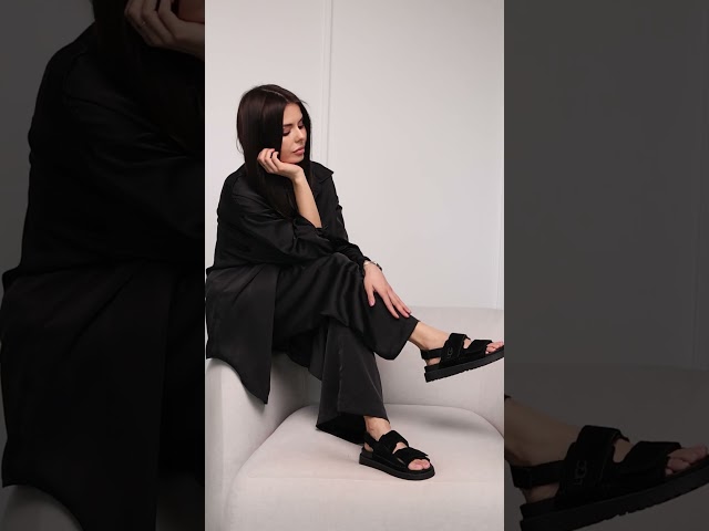 Чоботи жіночі шкіряні байка хутро 592641 Чорний Сандалі жіночі 592064 Чорні