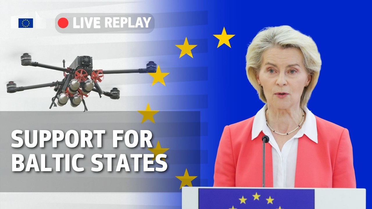Support for the Baltic States: Commission President von der Leyen in Lithuania