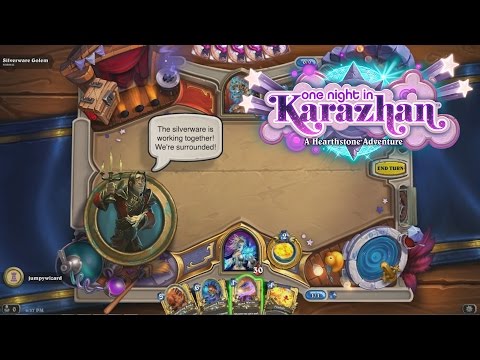 Silverware Golem Boss Fight -One Night In Karazhan -Hearthstone -ONiK