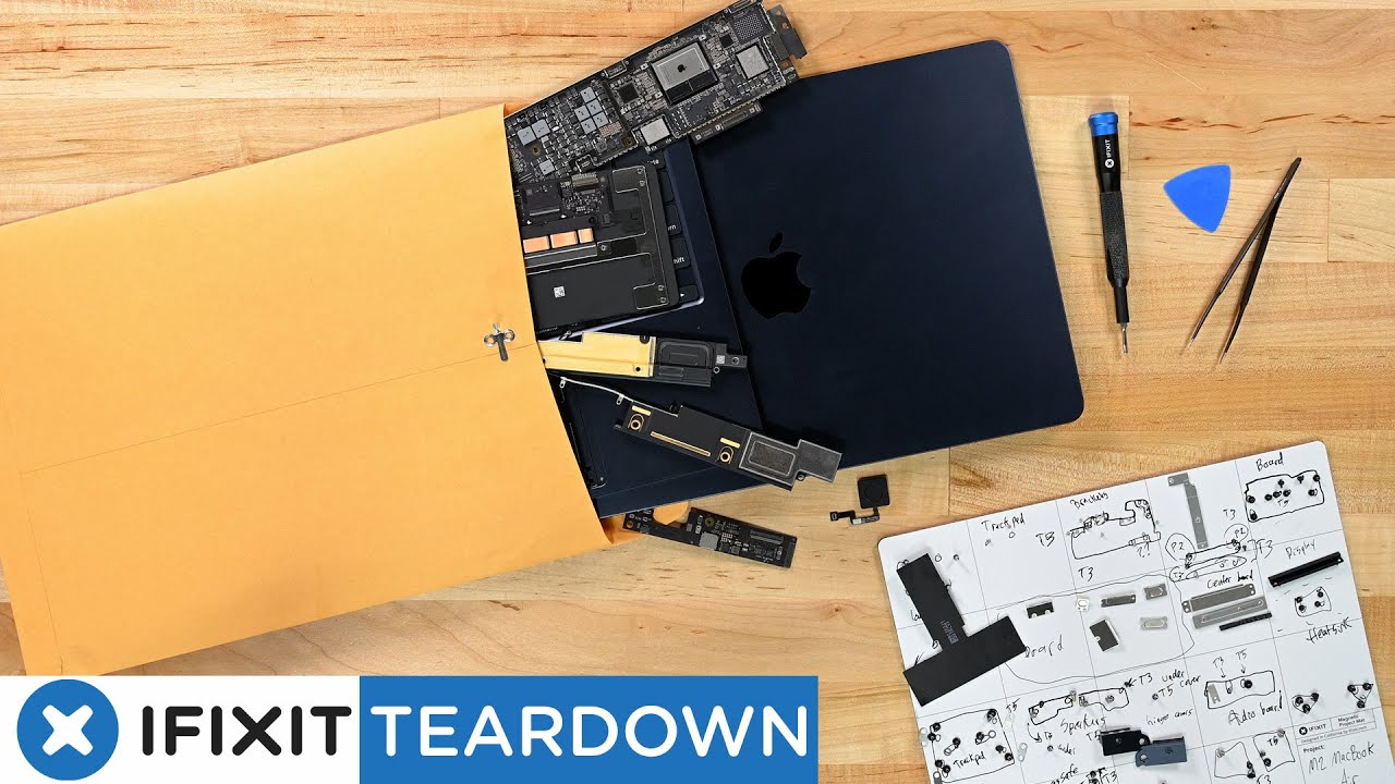 M2 MacBook Air Teardown: Too Cool for a Heat Sink? - YouTube