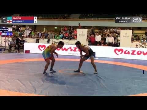 GOLD FS - 70 kg: A. BAKEYEV (KAZ) v. Z. IAKOBISHVILI (GEO)