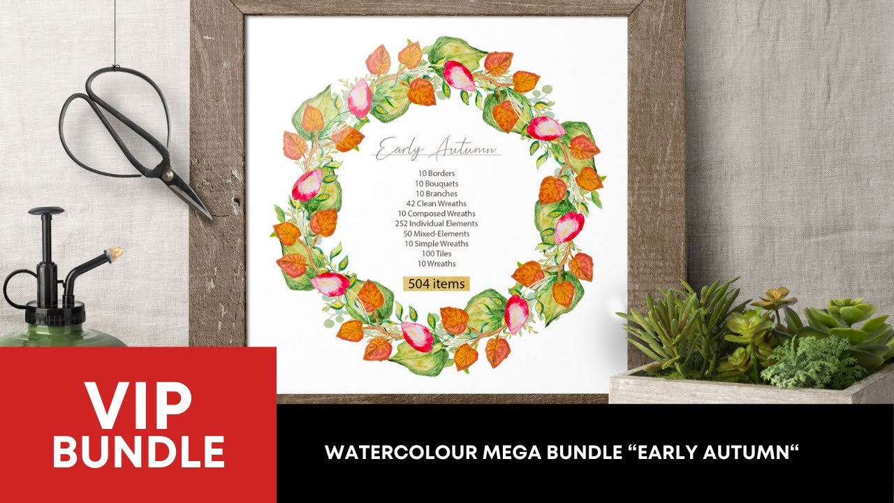 Watercolour Mega Bundle “Early Autumn“