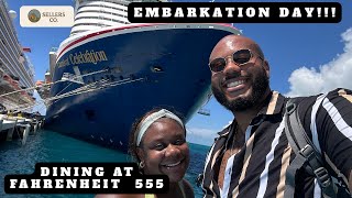 Carnival Celebration Day 1 | Miami Embarkation | Fahrenheit 555 Steakhouse | First Night Fun!