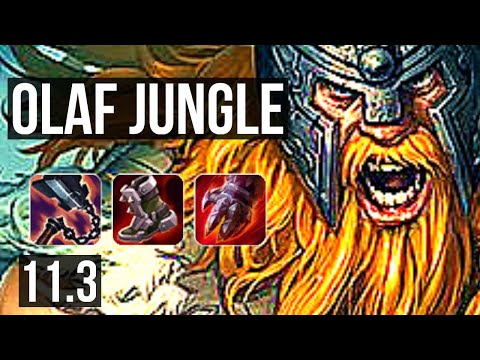 OLAF vs KARTHUS (JUNGLE) | 14/1/8, Legendary, 400+ games | EUW Diamond | v11.3