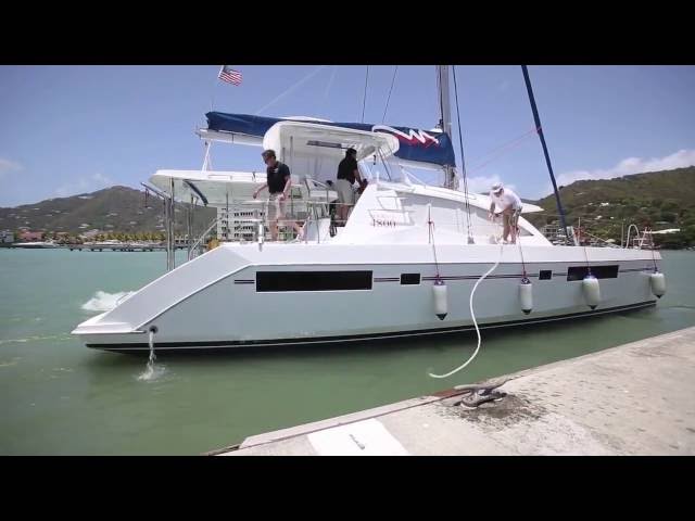 Catamaran Sailing Techniques - How To Leave the Dock Safely