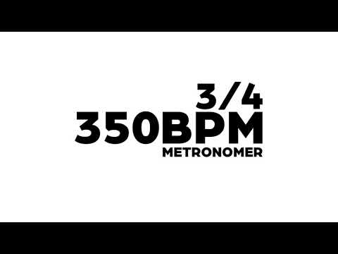 350 BPM Metronome 3/4
