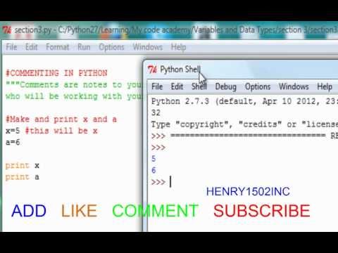 Codecademy 2013 Python Syntax Section 3