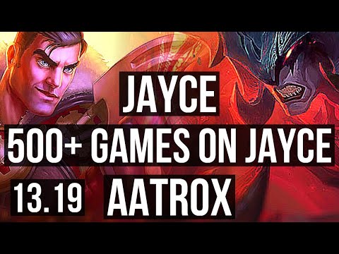 JAYCE vs AATROX (TOP) | 2.1M mastery, 4/1/3, 500+ games | BR Master | 13.19