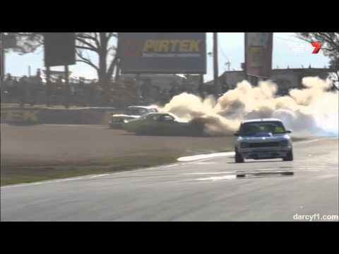 Touring Car Masters Bathurst 2014 Race1 Pile Up