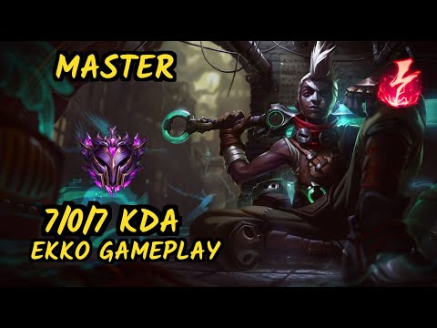 AHG Xioh (EKKO) vs KATARINA - 7/0/7 KDA MID GAMEPLAY - EUW Ranked MASTER
