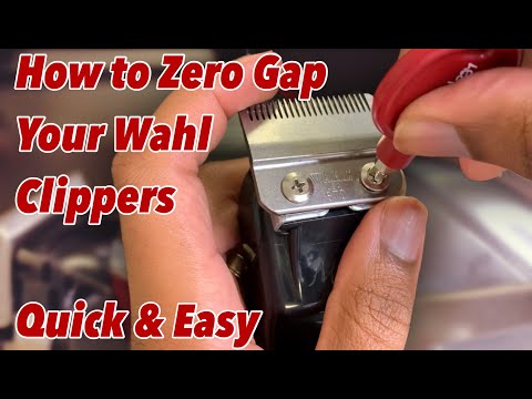 HOW TO ZERO GAP YOUR WAHL CLIPPERS | QUICK & EASY | 2 METHODS