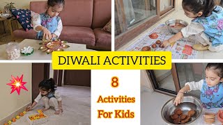 8 Diwali Activities for Kids #fun #happy #diwalispecial