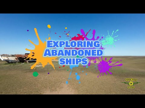 Exploring Abandoned Ship Wrecks at Surfside Beach Texas with a Drone