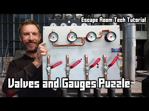 Escape Room Tech Puzzle Tutorial - "Valves And Gauges"