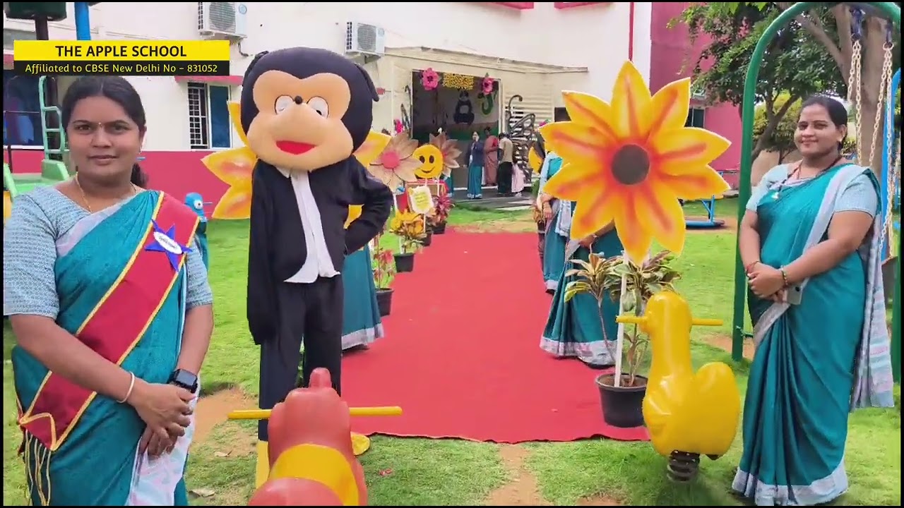 Welcome Back to School Kindergarten Kids @theappleschool2086 Channapatna -562160