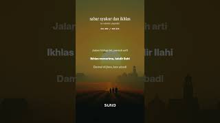 Download lagu Sabar, Syukur dan ikhlas - Espada 331 mp3