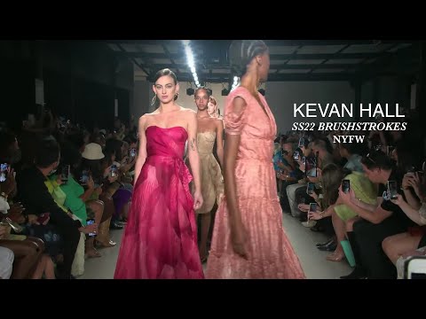 Kevan Hall Spring/Summer 2022 - Brushstrokes NYFW