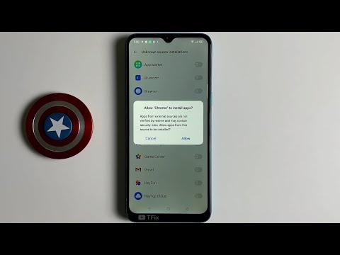 How to enable/disable Unknown source installations on Realme 5i Android 10