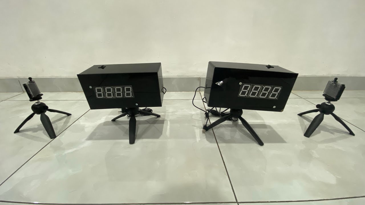 Timer Balapan Lari / Sepatu Roda Bisa Single Mode dan Battle Mode (Wireless Tombol Start) 