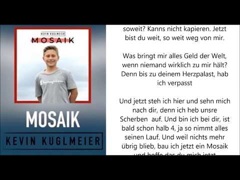 Kevin Kuglmeier - Mosaik (Lyrics Video)