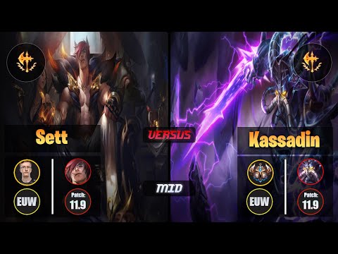 MagiFelix SETT (Mid) [Conqueror] VS KASSADIN - Challenger EUW Patch 11.9