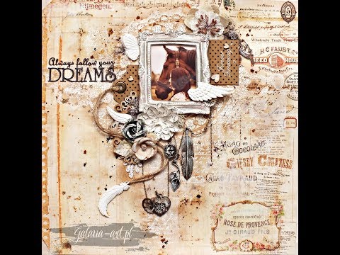 "Boho Soul" LO video tutorial for Retro Kraft Shop