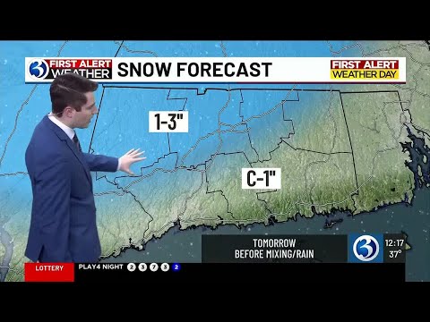 FORECAST: A break, then a First Alert Weather Day for mixed precip