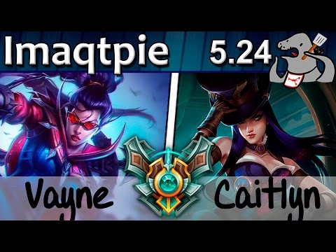 Imaqtpie - Vayne/Thresh vs Caitlyn/Sona - ADC - Master Preseason S6 | 464
