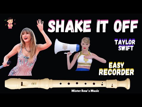 Taylor Swift | SHAKE IT OFF | Notes G A B C | Level 2 - Recorder