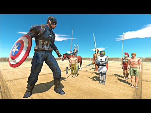 Captain America vs Every FACTION - Animal Revolt Battle Simulator