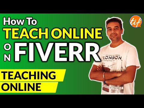 How To Teach Online on Fiverr | Success Tips for 2021 - YouTube