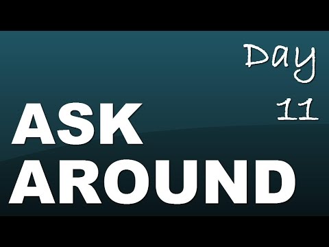 Phrasal verb: ask around - Day 11 with JenniferESL