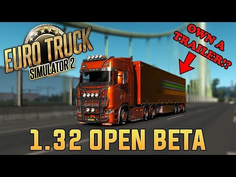 Euro Truck Simulator 2 | 1.32 Open Beta Update | PC Gameplay