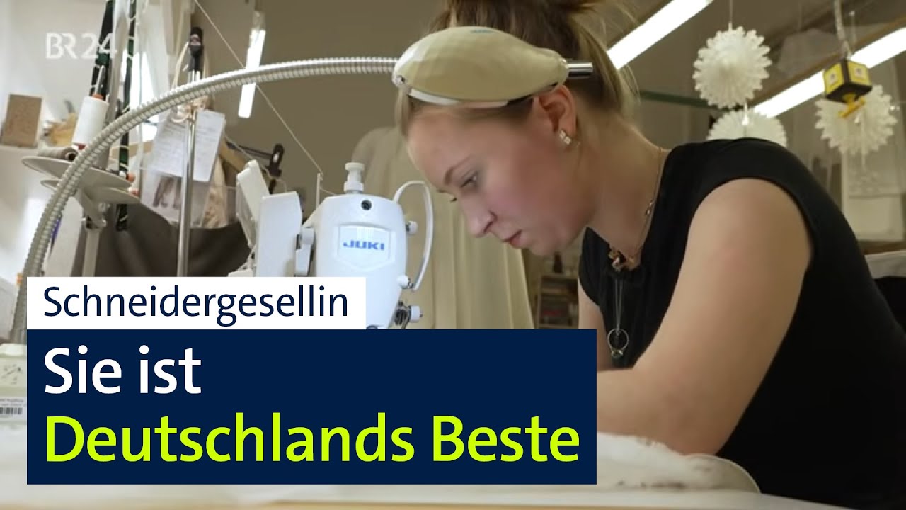 Kleider machen Leute: Beste Schneidergesellin kommt aus Augsburg | Abendschau | BR24