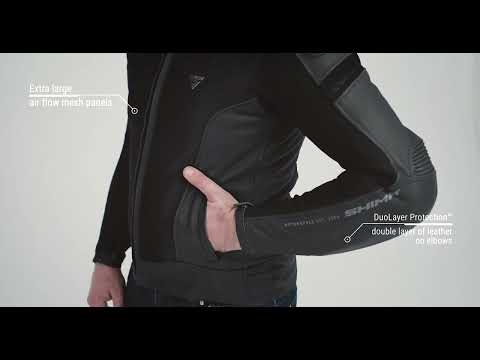 SHIMA PISTON I Leather Mesh I Riding Jacket