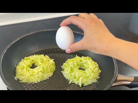 Я в шоке! Только кабачок и яйцо! Казакша рецепт. Unusual breakfast from Zucchini.