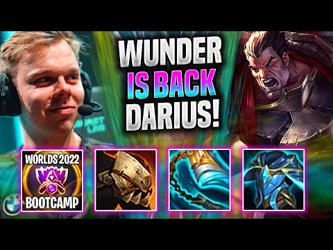 WUNDER BRINGS BACK DARIUS IN NA BOOTCAMP! | FNC Wunder Plays Darisus Top vs Wukong! | Season 2022
