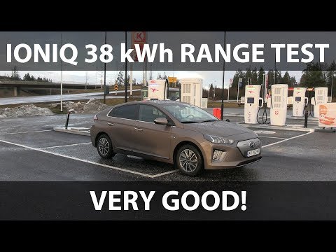  Hyundai Ioniq Electric 38 kWh (2019) range test video