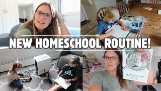 FINDING A GOOD HOMESCHOOL ROUTINE! | MOM VLOG