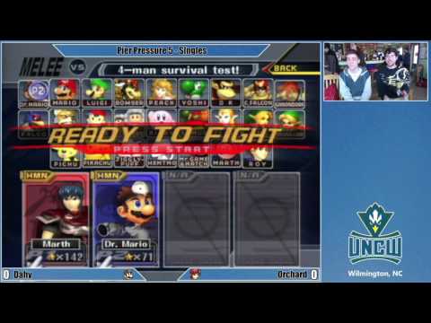 Pier Pressure 5 Singles (W) - Dahv (Dr. Mario) Vs. Orchard (Marth/Falco)