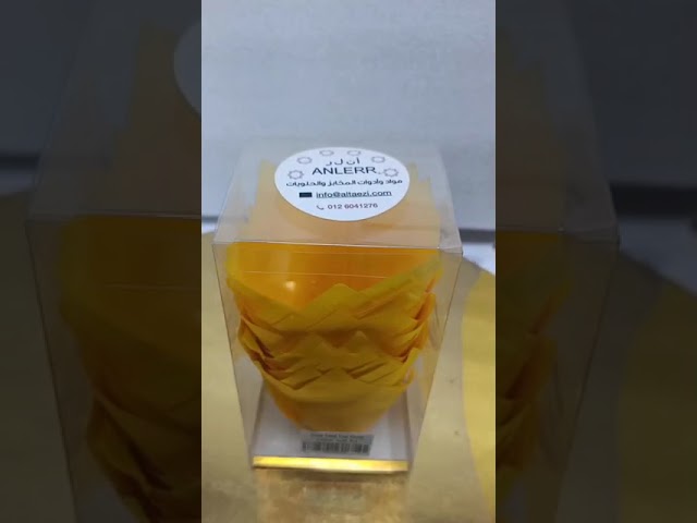 كب كيك توليب 25 قطعه لون بني غامق