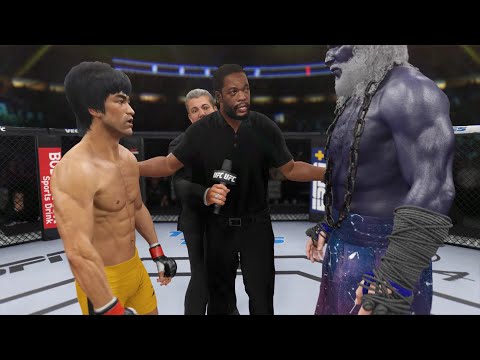 UFC 4 - Titan Oceanus vs. Bruce Lee - Epic Rematch - Dragon Fights 🔥🐲