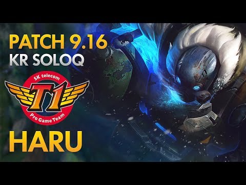 SKT T1 Haru - Gragas Jungle - KDA 19/1/12